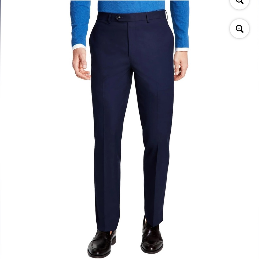 MICHAEL KORS Mens Marvin Recycled Dress Pants - Navy - 34w x 29L